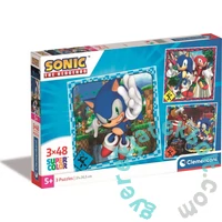 Clementoni 3 x 48 db-os puzzle - Sonic (25320)
