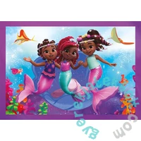 Clementoni  4 az 1-ben puzzle (12,16,20,24 db-os) - Disney Junior - Ariel (21533)