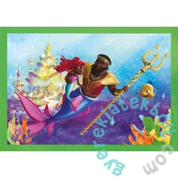 Clementoni  4 az 1-ben puzzle (12,16,20,24 db-os) - Disney Junior - Ariel (21533)
