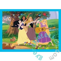 Clementoni  4 az 1-ben Szuper színes puzzle (12,16,20,24 db-os) - Disney Hercegnők (21746)