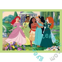 Clementoni  4 az 1-ben Szuper színes puzzle (12,16,20,24 db-os) - Disney Hercegnők (21746)