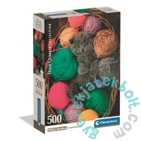 Clementoni 500 db-os puzzle - Fluffy Kitten (35617)