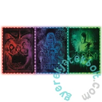 Clementoni 520 db-os puzzle kerettel - Stranger Things - Upside Down RGB LED világítással (35155)