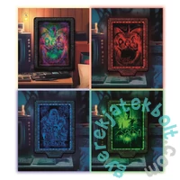 Clementoni 520 db-os puzzle kerettel - Stranger Things - Upside Down RGB LED világítással (35155)