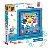 Clementoni 60 db-os puzzle képkerettel - Baby Shark (38807)
