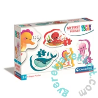 Clementoni 4 az 1-ben Első puzzle (2,3,4,5  db-os) - Tengeri élővilág (20835)