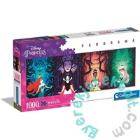 Clementoni 1000 db-os Panoráma puzzle - Disney Princess - Hercegnők és a gonoszok (39722)