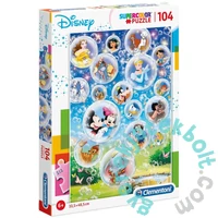 Clementoni 104 db-os Szuper Színes puzzle - Disney klasszikusok (27119)