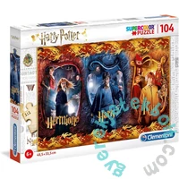 Clementoni 104 db-os Szuper Színes puzzle - Harry Potter - Hermione, Harry, Ron (61885)