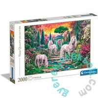 Clementoni 2000 db-os puzzle - Unikornisok a kertben (32575)