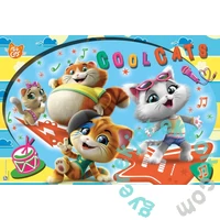 Clementoni 24 db-os Maxi puzzle - 44 csacska macska - Cool Cats (28512)