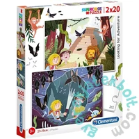 Clementoni 2 x 20 db-os puzzle - Kalandkutatás (24763)