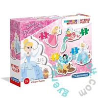Clementoni 4 az 1-ben Bébi sziluett puzzle (3,6,9,12 db-os) - Disney Princess (20813)