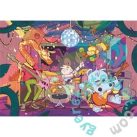 Clementoni 104 db-os Szuper Színes Ragyogó puzzle - Music Band (20177)