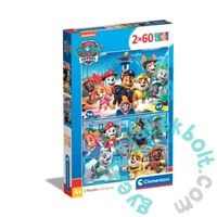 Clementoni 2 x 60 db-os Szuper Színes puzzle - Mancs őrjárat (21617)