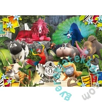 Clementoni 104 db-os Színezhető kétoldalas puzzle - Szafari (25701)