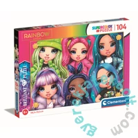 Clementoni 104 db-os Szuper Színes Ragyogó puzzle - Rainbow High (20343)