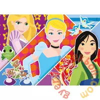 Clementoni 2 x 20 db-os Szuper Színes puzzle - Disney hercegnők (24766)