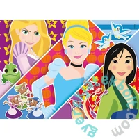 Clementoni 2 x 20 db-os Szuper Színes puzzle - Disney hercegnők (24766)