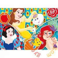 Clementoni 2 x 20 db-os Szuper Színes puzzle - Disney hercegnők (24766)