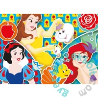 Clementoni 2 x 20 db-os Szuper Színes puzzle - Disney hercegnők (24766)