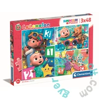 Clementoni 3 x 48 db-os Szuper Színes puzzle - CoComelon (25273)