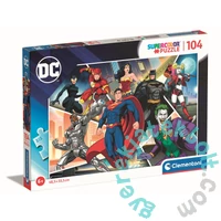 Clementoni 104 db-os Szuper Színes  puzzle - DC Comics szuperhősök (25722)