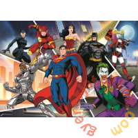 Clementoni 104 db-os Szuper Színes  puzzle - DC Comics szuperhősök (25722)