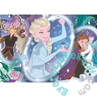 Clementoni 104 db-os Szuper Színes  puzzle - Jégvarázs 2 - Elza varázslata (25737)