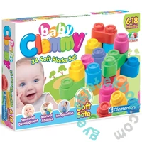 Clemmy Baby Puha kockák 24 db-os játékszett (14707)