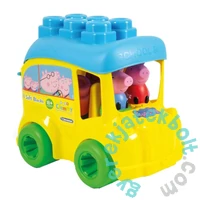 Clementoni - Clemmy Peppa malac iskolabusz tároló puha építőkockákkal