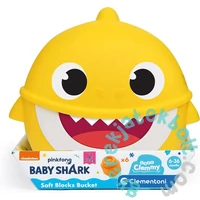 Clemmy Baby Puha kockák - Baby Shark mini tároló