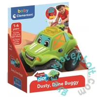 Clementoni Baby - Dusty homokfutó zenélő, világító autó (17545)
