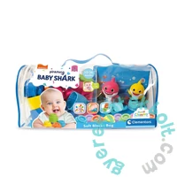 Clemmy Baby Puha kockák 22 db-os - Baby Shark építőcsomag