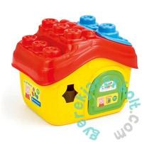 Clemmy Peppa malac házikó tároló, puha építőkockákkal, nyitható tetővel