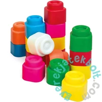 Clemmy Peppa malac házikó tároló, puha építőkockákkal, nyitható tetővel