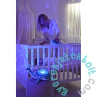 Cloud b Baba zenélő plüss Tranquil projektoros éjjeli fénnyel - Bálna (CLTT-7901-WB)