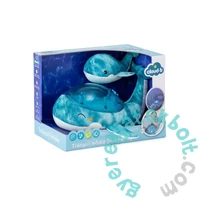 Cloud b Baba zenélő plüss Tranquil projektoros éjjeli fénnyel - Bálna (CLTT-7901-WB)