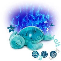 Cloud b Baba zenélő plüss Tranquil projektoros éjjeli fénnyel - Teknős (CLTT-9001-AQ)