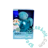 Cloud b Baba zenélő plüss Tranquil projektoros éjjeli fénnyel - Teknős (CLTT-9001-AQ)