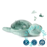 Cloud b Baba zenélő plüss Tranquil projektoros éjjeli fénnyel - Teknős (CLTT-9001-GR)
