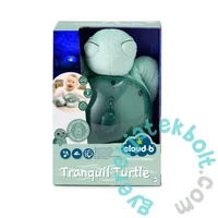 Cloud b Baba zenélő plüss Tranquil projektoros éjjeli fénnyel - Teknős (CLTT-9001-GR)