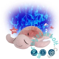 Cloud b Baba zenélő plüss Tranquil projektoros éjjeli fénnyel - Teknős (CLTT-9001-PK)
