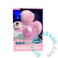 Cloud b Baba zenélő plüss Tranquil projektoros éjjeli fénnyel - Teknős (CLTT-9001-PK)