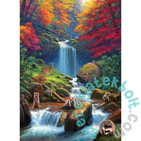 Cobble Hill 1000 db-os puzzle - Mystic Falls in Autumn (40002)