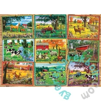 Cobble Hill 1000 db-os puzzle - Postcards from the Farm (40014)
