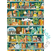 Cobble Hill 1000 db-os puzzle - The Purrfect Bookshelf (40023)