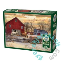 Cobble Hill 1000 db-os puzzle - Winter on the Farm (40027)