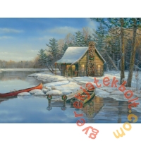 Cobble Hill 275 db-os Easy Handling puzzle - Winter Cabin (88021)