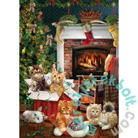 Cobble Hill 1000 db-os puzzle - Christmas Kittens (40216)